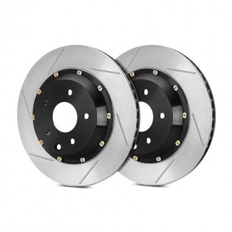 Stoptech Slotted Brake Discs (Front Pair) Honda