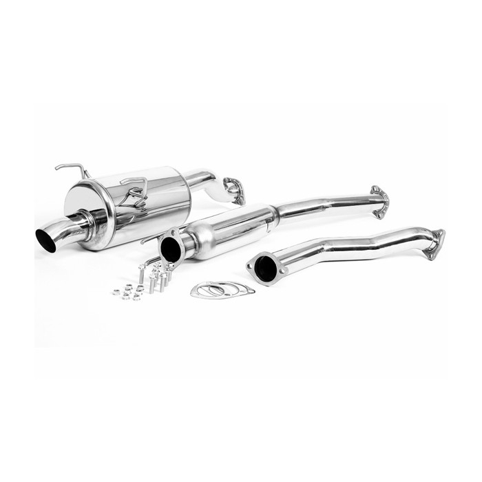 SRS Exhaust Systems R70 Catback System Toda Style Dolphin 70mm (TÜV Approval) - Civic Type R EP3