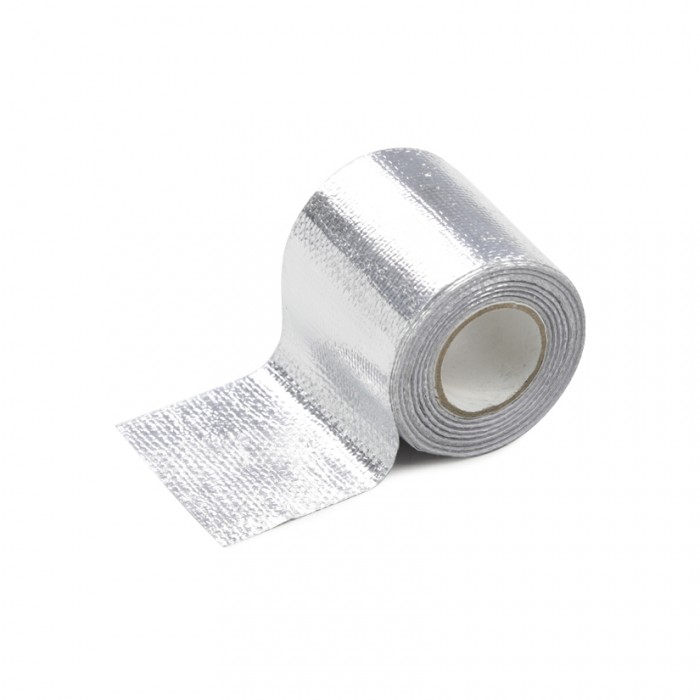 Reflective Automotive Self Adhesive Heat Tape Fibreglass 5M - Silver