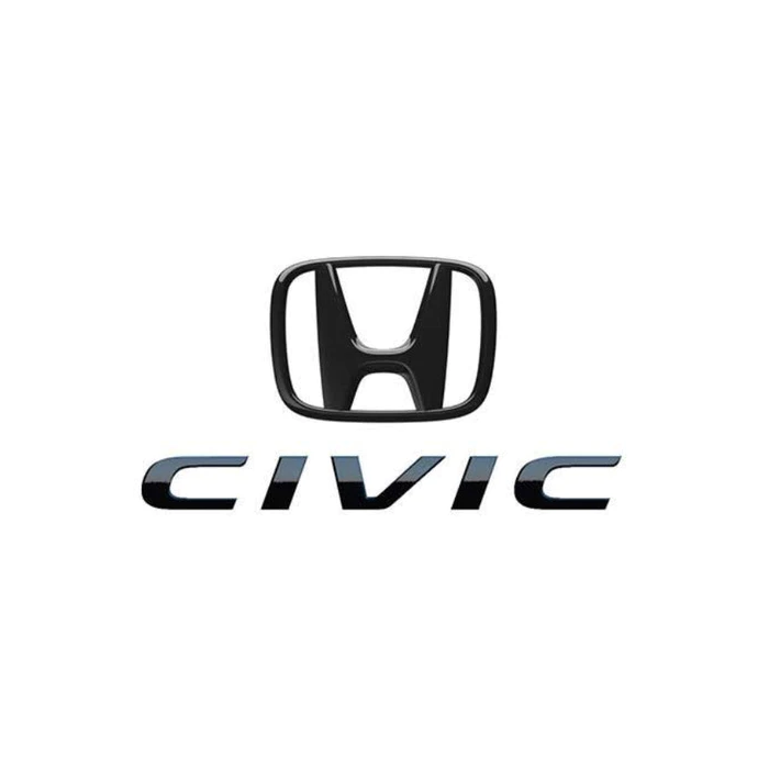 Genuine Honda "Gloss Black" Exterior Emblem Set - Civic FL4 FL1 2022+