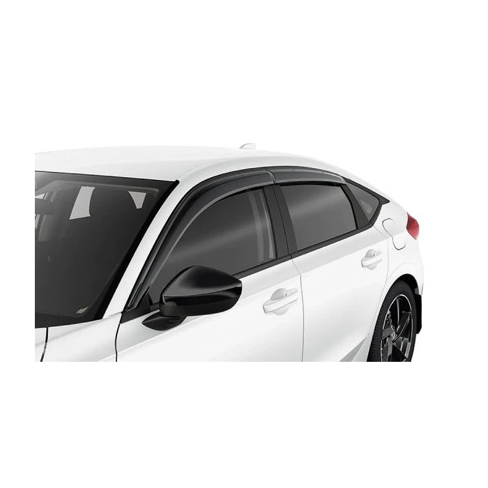 Déflecteurs de Vitres Honda OEM Noir - Civic Hybrid 2.0L e:HEV FL4 2022+ (Sport)