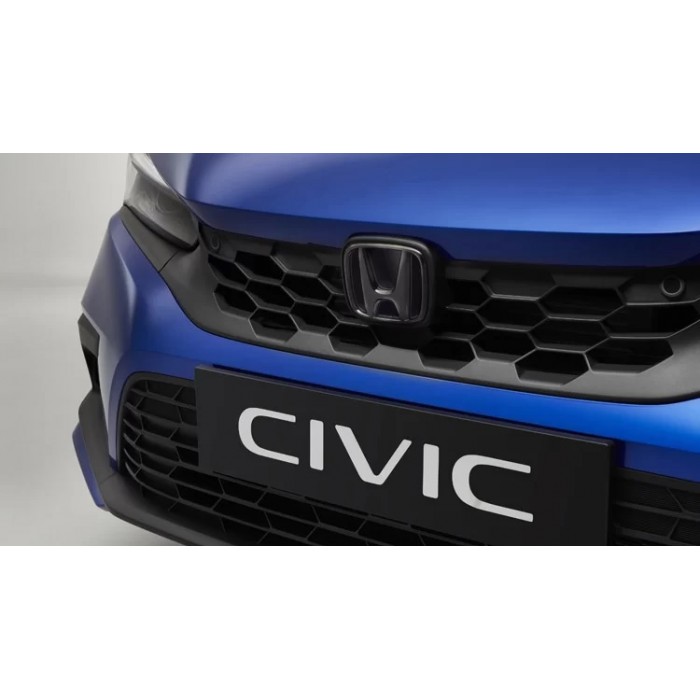 Pack d'Emblèmes Noir Chrome Honda OEM - Civic Hybrid 2.0L e:HEV FL4 2022+