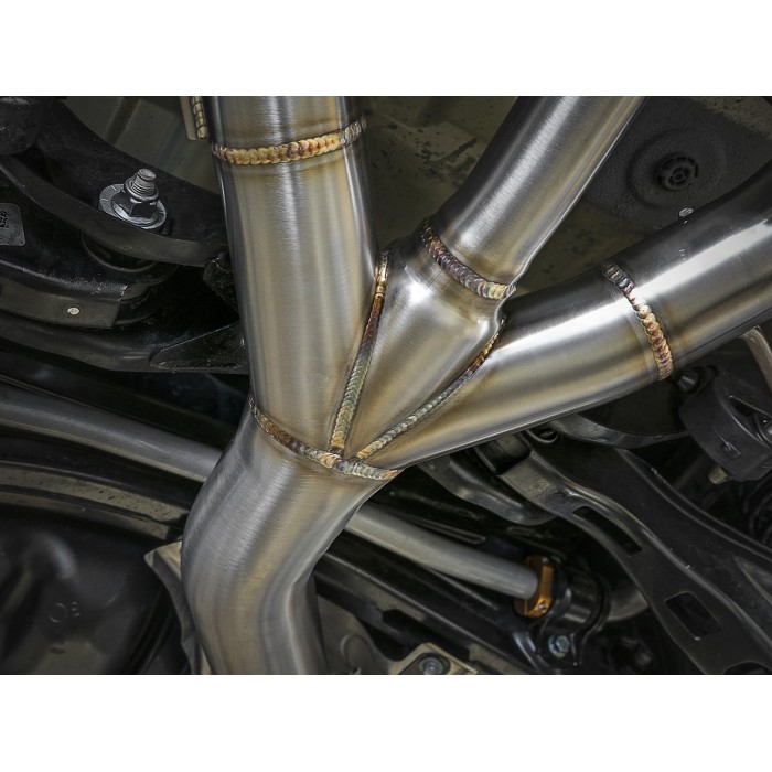 AFE Takeda 3" Stainless Steel Catback Exhaust - Civic Type R FK8