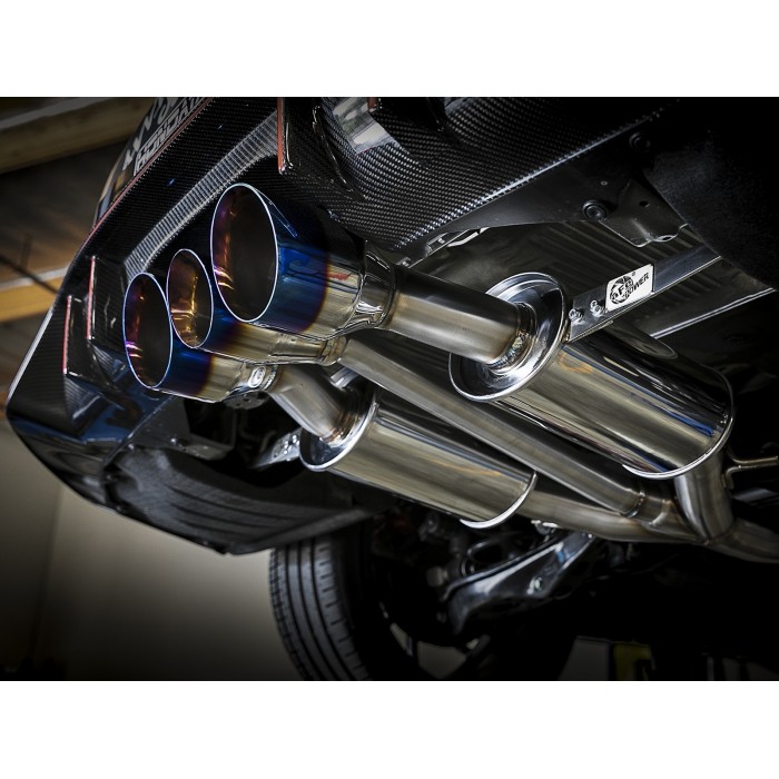AFE Takeda 3" Stainless Steel Catback Exhaust - Civic Type R FK8