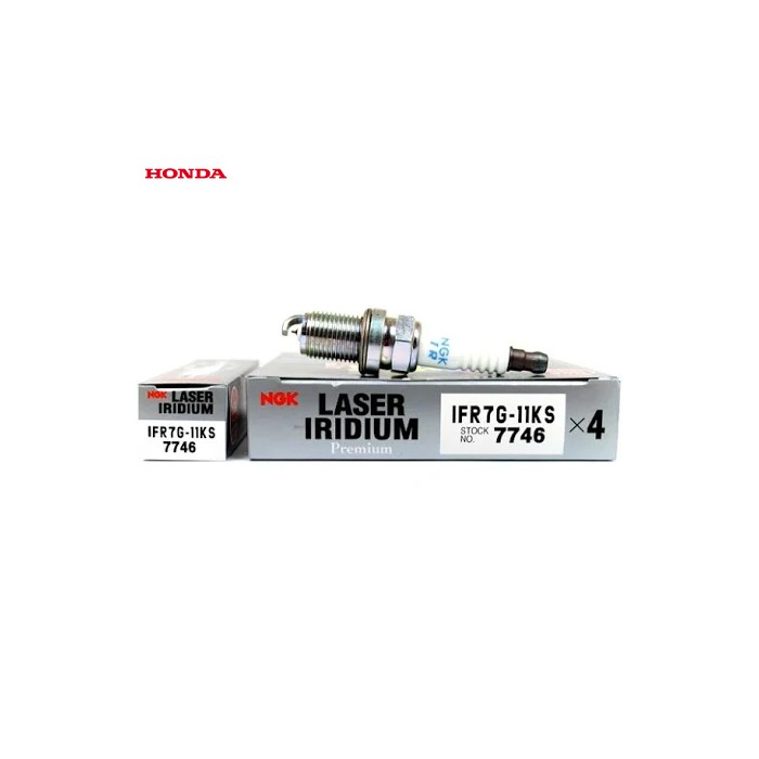 Bougies Allumage Honda NGK Laser Iridium IFR7G-11KS - Séries K et Séries F