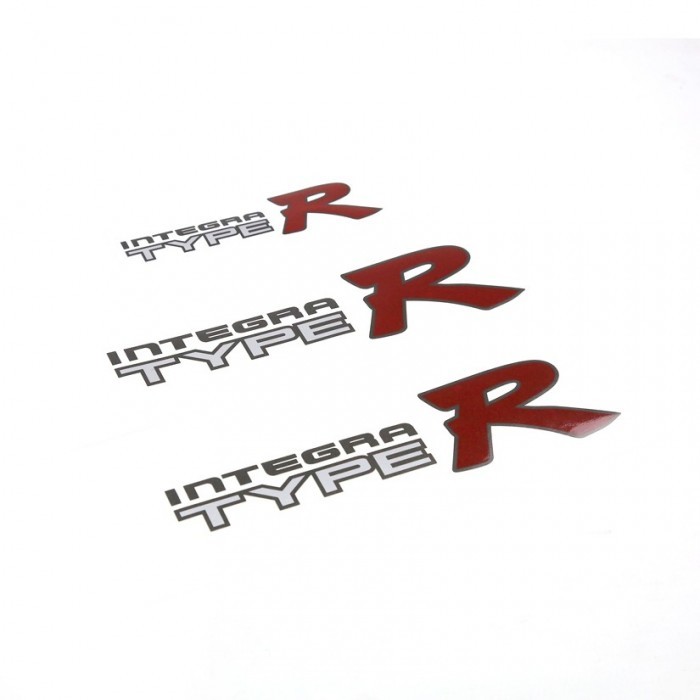 Honda OEM Style Type R Stickers Honda Integra DC2 Dark Colours
