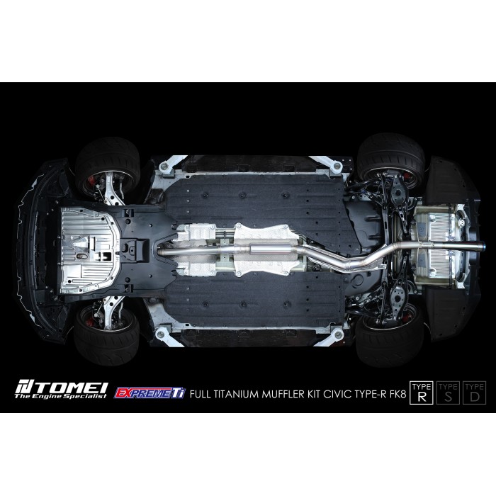 Tomei Titanium TYPE-R Exhaust Expreme Ti - Civic Type R FK8