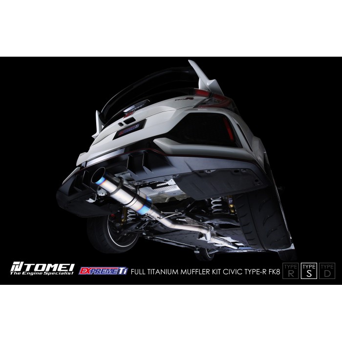 Tomei Titanium TYPE-S Exhaust Expreme Ti - Civic Type R FK8