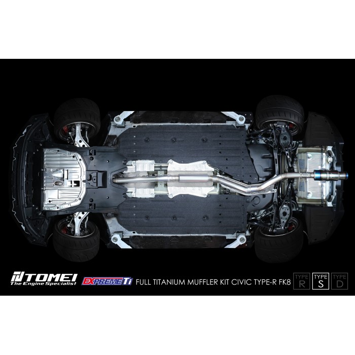 Tomei Titanium TYPE-S Exhaust Expreme Ti - Civic Type R FK8