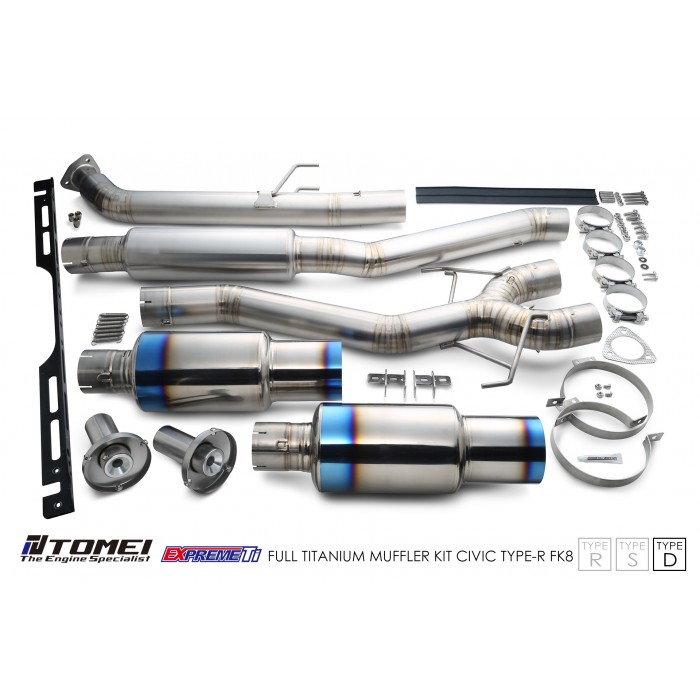Tomei Titanium TYPE-D Exhaust Expreme Ti - Civic Type R FK8