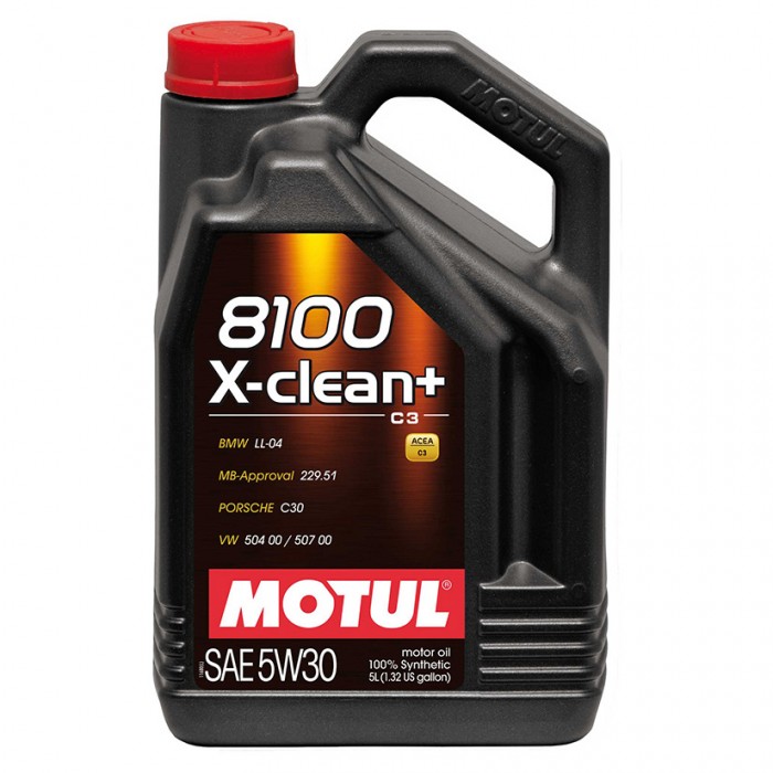 MOTUL 8100 X-clean+ 5w30 Synthetic Engine Oil