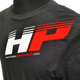T-Shirt Honda Performances HP Design - Black Heather