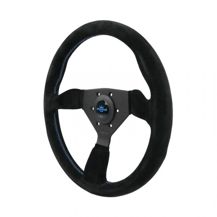 Personal Grinta Suede Leather Steering Wheel - 350mm