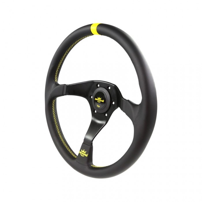 Personal Trophy Leather Steering Wheel - 350mm