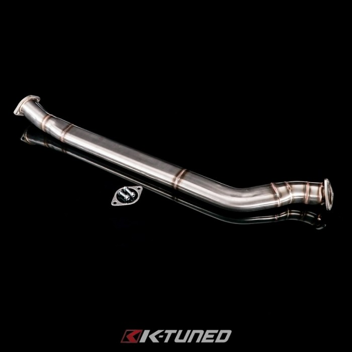 K-Tuned Oval Tube Mid Pipe - Civic Type EP3 / Integra Type R DC5