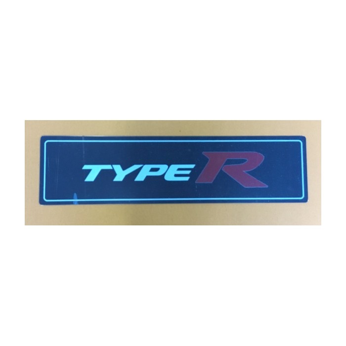 Cache Plaque TYPE R Honda OEM Autocollant - 50cm x 15cm
